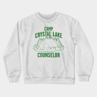 Camp Crystal Lake // green solid style Crewneck Sweatshirt